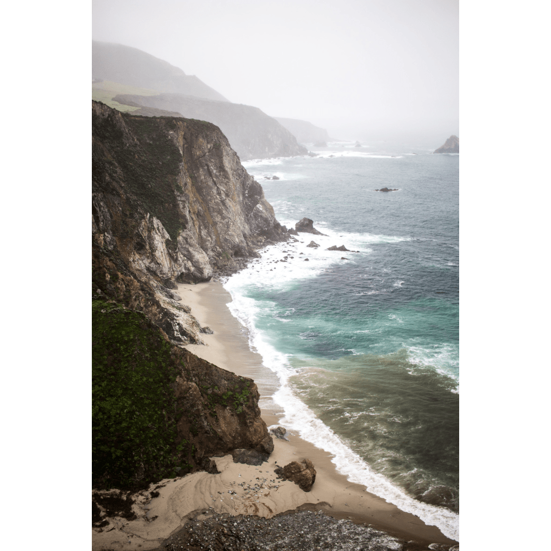 coastline off big sur, california